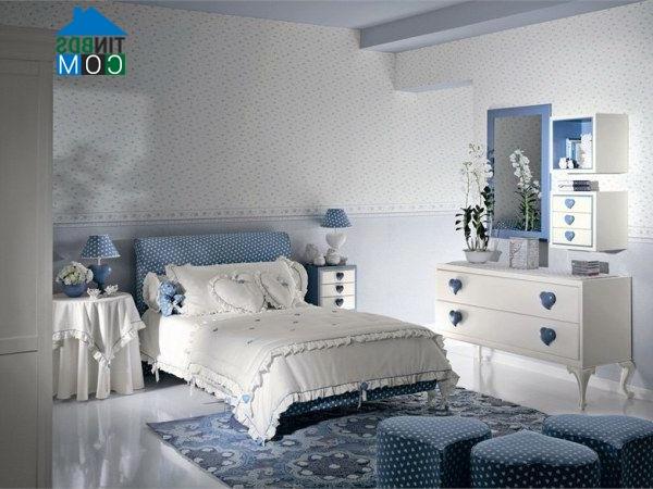 Ảnh Những gam màu tuyệt đẹp cho phòng ngủ bé gái