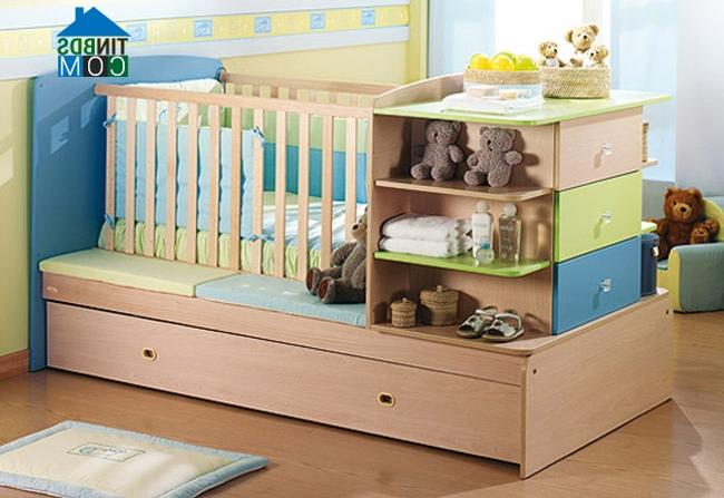 Ảnh Trang trí phòng sơ sinh cực dễ thương
