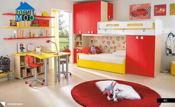 Ảnh Những bí kíp phối màu cực sống động cho phòng của bé