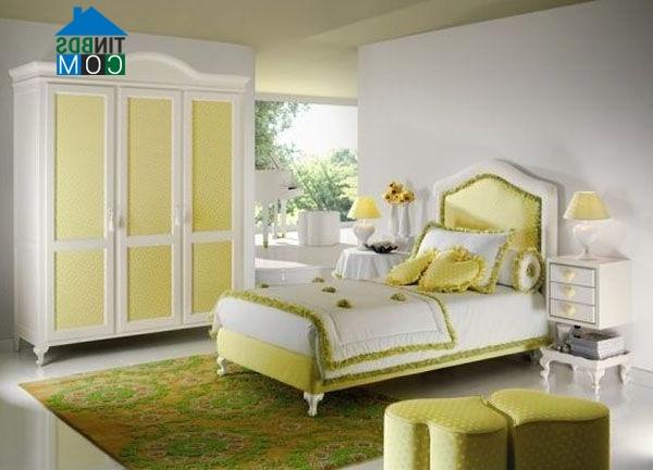 Ảnh Những gam màu tuyệt đẹp cho phòng ngủ bé gái