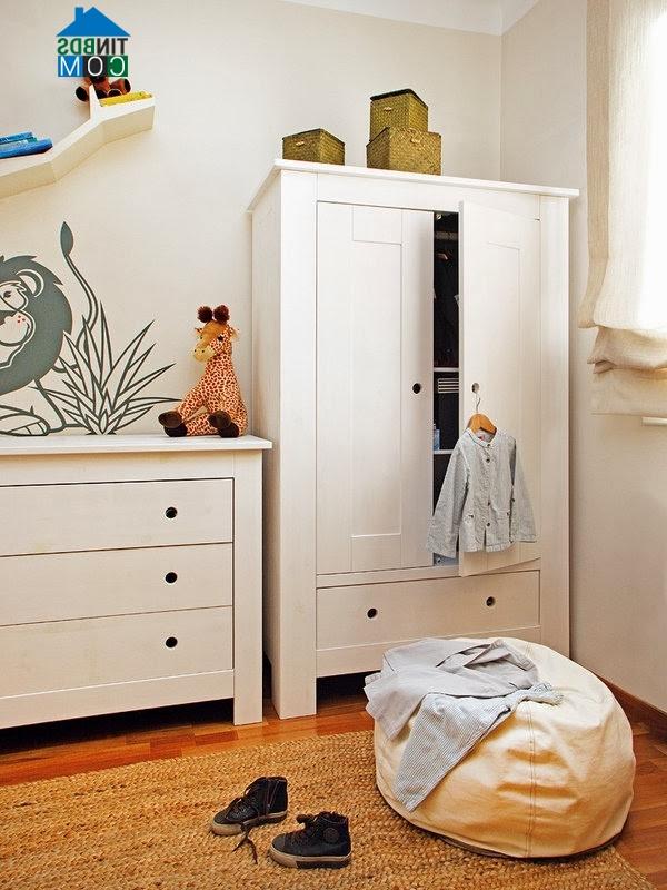 Ảnh Vườn thú đáng yêu cho phòng trẻ hơn 10m2