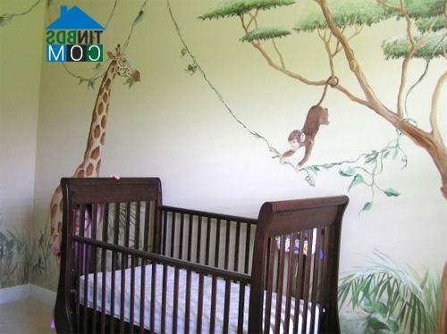 Ảnh Trang trí phòng ngủ cho bé trai cực chất