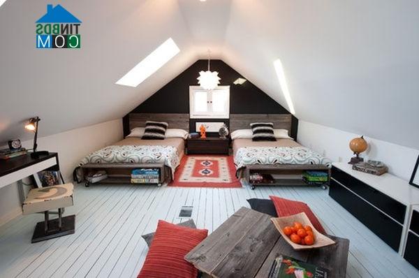 Ảnh Bố trí giường riêng cho hai con trong cùng một phòng
