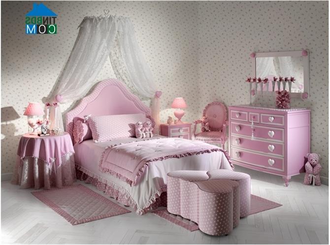 Ảnh Nội thất hình trái tim cho phòng trẻ