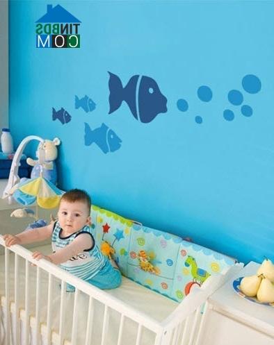 Ảnh Trang trí tường phòng của bé bằng decal sinh động