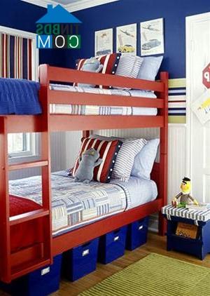 Ảnh Thiết kế phòng ngủ cho bé sinh đôi