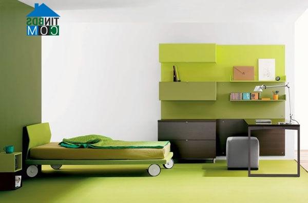 Ảnh Những gam màu tuyệt đẹp cho phòng ngủ bé gái