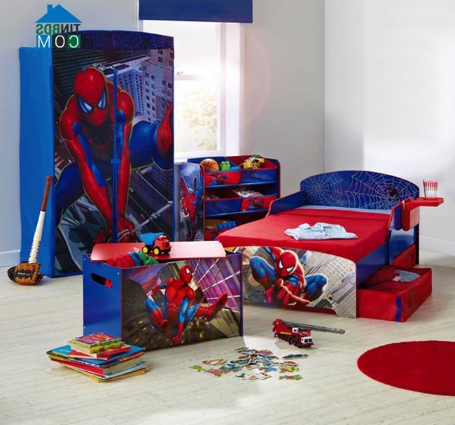 Ảnh Phòng người nhện ấn tượng cho bé trai