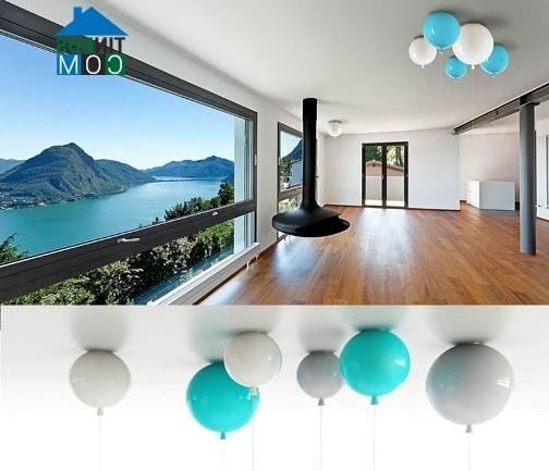 Ảnh Đèn trần cho phòng bé: Đơn giản mà vẫn đẹp