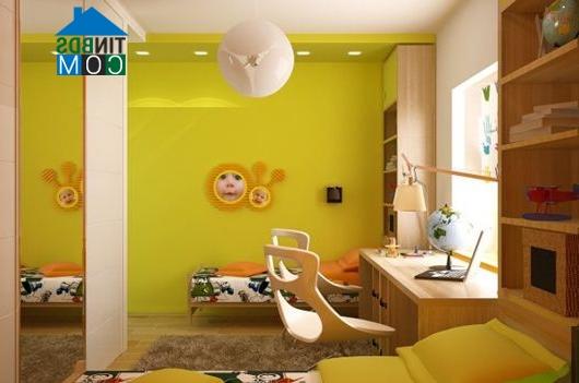 Ảnh 12 kiểu phòng ngủ "3 trong 1" cho các bé