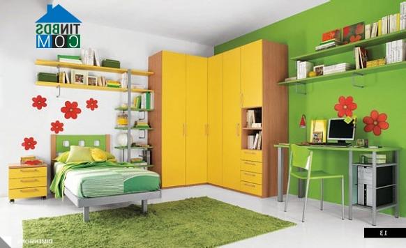 Ảnh Những bí kíp phối màu cực sống động cho phòng của bé