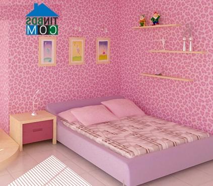 Ảnh Phòng của bé với giấc mơ màu tím