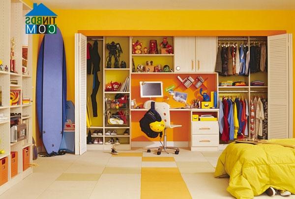 Ảnh Những mẫu tủ đa dụng khiến bé thích mê