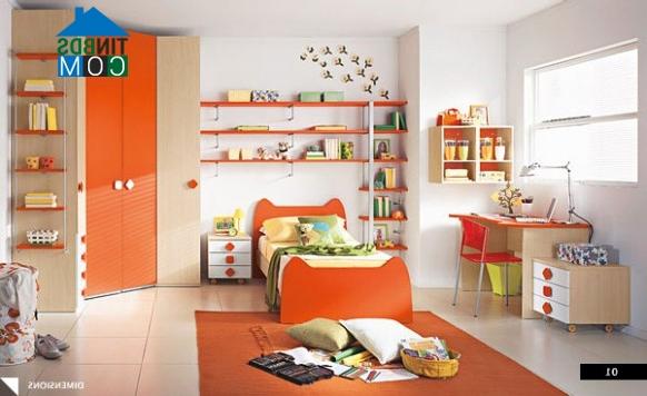Ảnh Những bí kíp phối màu cực sống động cho phòng của bé