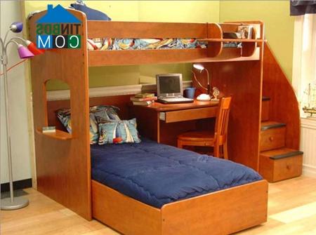Ảnh Một số mẫu giường cho bé trong căn hộ diện tích nhỏ