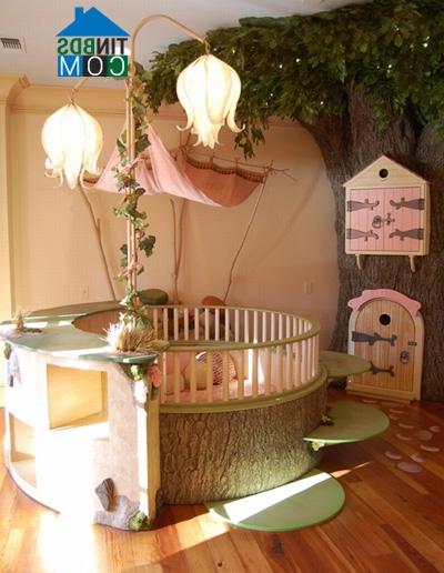 Ảnh Phòng ngủ trẻ em đẹp như trong truyện cổ tích