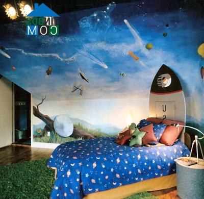 Ảnh 10 ý tưởng trang trí phòng bé trai