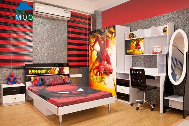 Ảnh Phòng người nhện ấn tượng cho bé trai