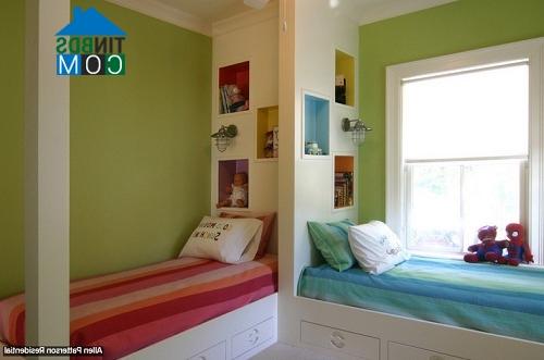 Ảnh Để hai bé thấy thoải mái khi chung phòng