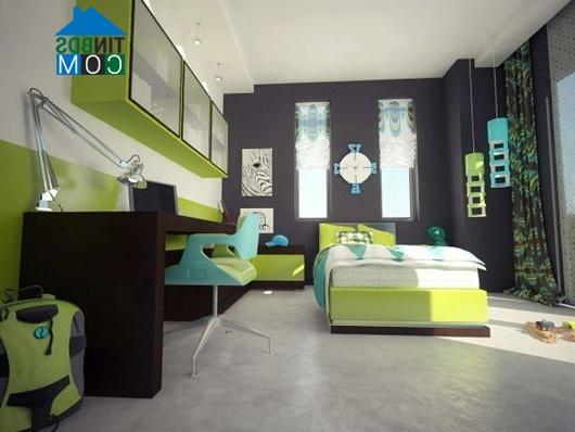 Ảnh 12 kiểu phòng ngủ "3 trong 1" cho các bé