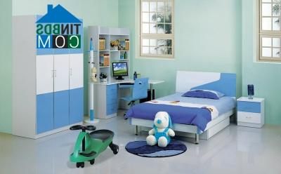 Ảnh Bài trí hợp lý các vật dụng trong phòng ngủ của bé