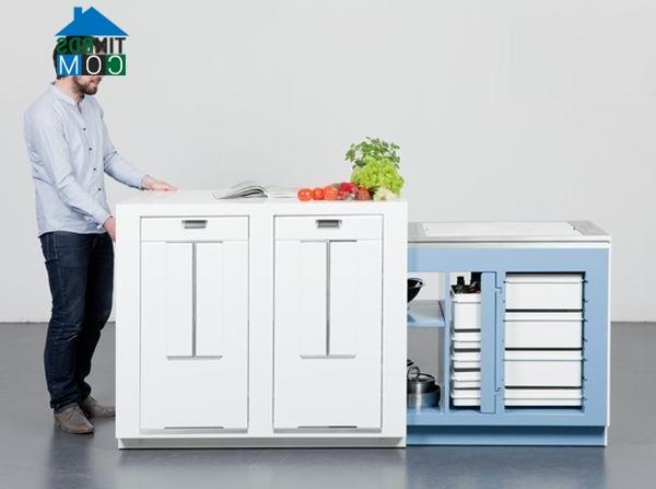 Ảnh Những mẫu bếp độc đáo, dài không quá một sải tay