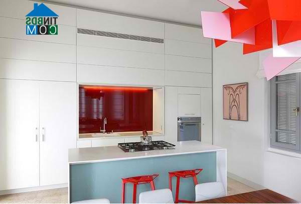 Ảnh Bài trí phòng bếp nhỏ hiện đại, tiện nghi