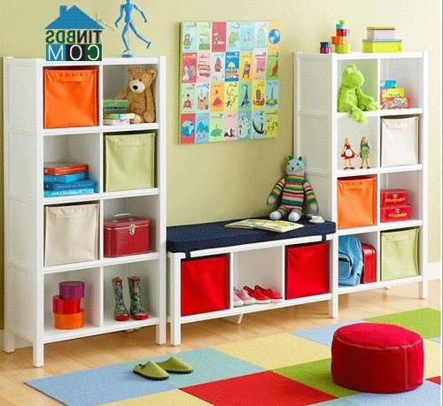 Ảnh 10 mẹo hay trữ đồ cho phòng bé