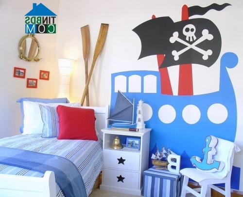 Ảnh Trang trí phòng ngủ cho bé trai cực chất