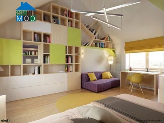 Ảnh 12 kiểu phòng ngủ "3 trong 1" cho các bé