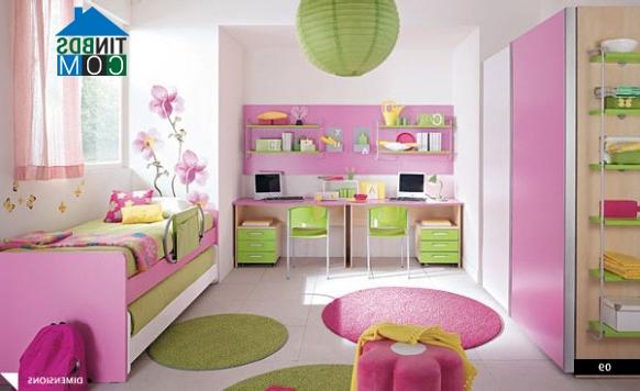 Ảnh Những bí kíp phối màu cực sống động cho phòng của bé