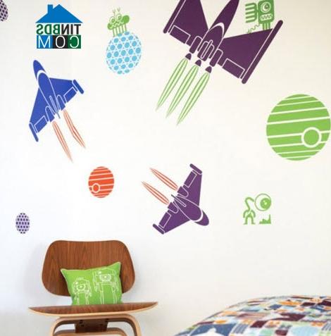 Ảnh Trang trí tường phòng của bé bằng decal sinh động