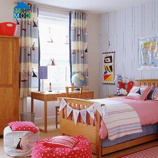 Ảnh Phong cách đồng quê ngọt ngào cho phòng bé gái