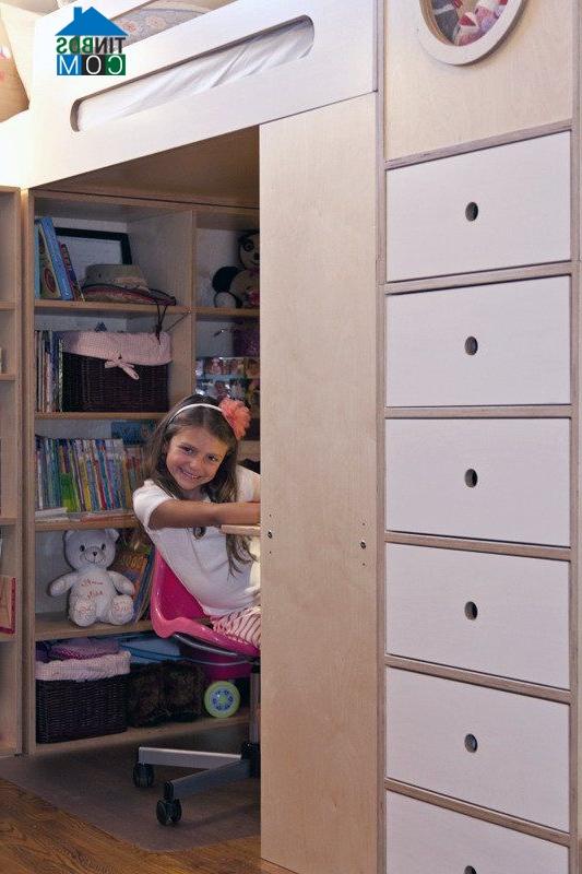 Ảnh Giường đa năng: Không gian ao ước cho hai bé