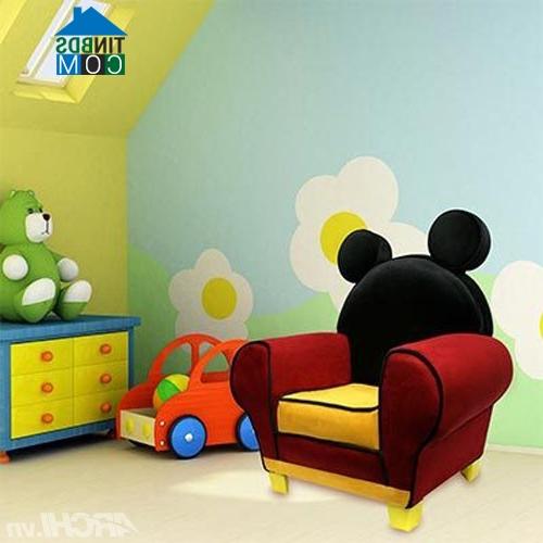 Ảnh Đổi themes Mickey cho phòng của bé