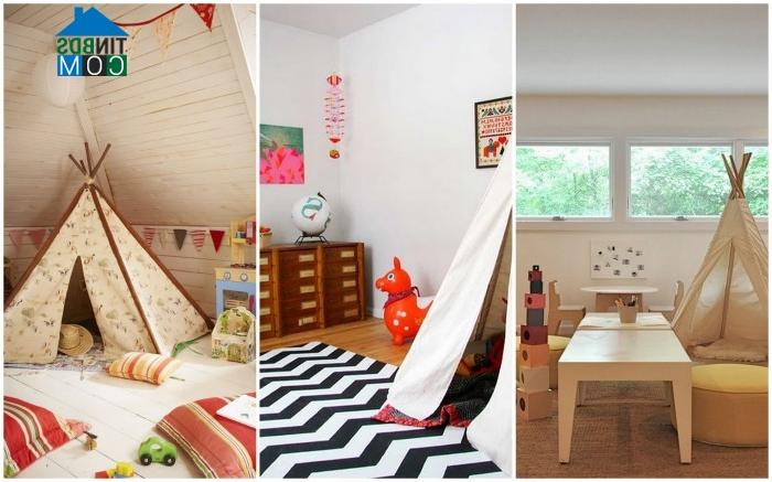 Ảnh Những ý tưởng thiết kế phòng chơi cho bé