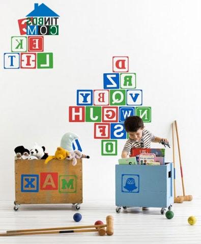 Ảnh Trang trí tường phòng của bé bằng decal sinh động