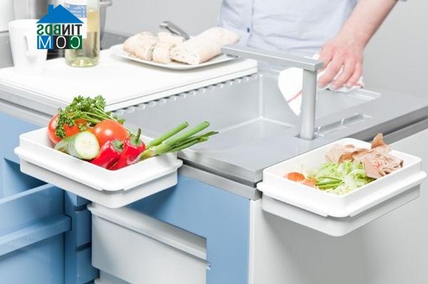 Ảnh Những mẫu bếp độc đáo, dài không quá một sải tay