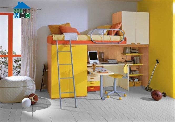 Ảnh Những mẫu giường tầng dành cho trẻ tiện ích và độc đáo