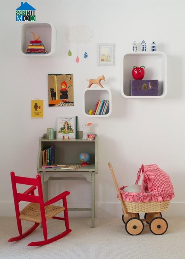 Ảnh Phòng 23m² đẹp như mơ cho bé gái 2 tuổi, DT 23m2