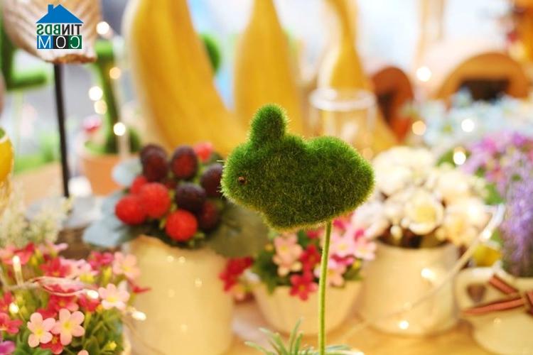Ảnh Trang trí phòng bé bằng các loại cây đáng yêu