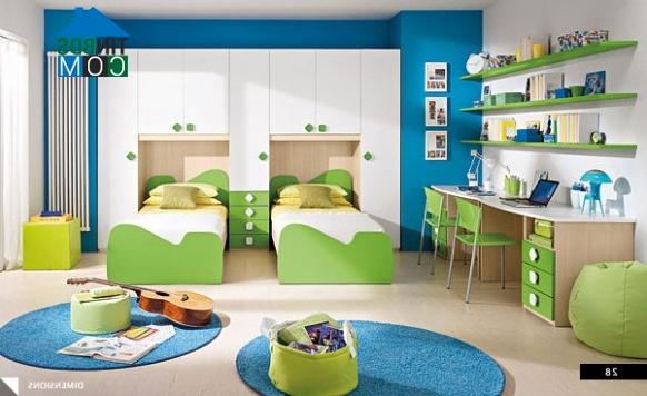 Ảnh Những bí kíp phối màu cực sống động cho phòng của bé