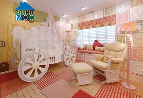 Ảnh Phòng ngủ trẻ em đẹp như trong truyện cổ tích