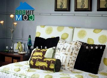 Ảnh Phòng ngủ hấp dẫn nếu biết chọn chăn, ga, gối hợp lý