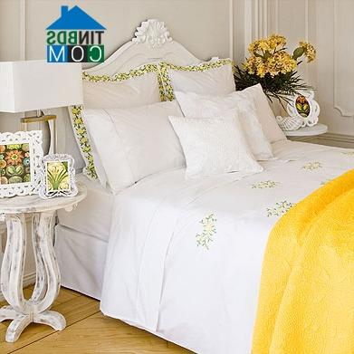 Ảnh Màu sắc cho giường ngủ mùa hè