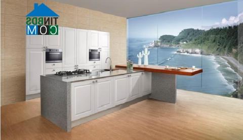 Ảnh Đảo bếp - phần không thể tách rời khỏi căn bếp hiện đại