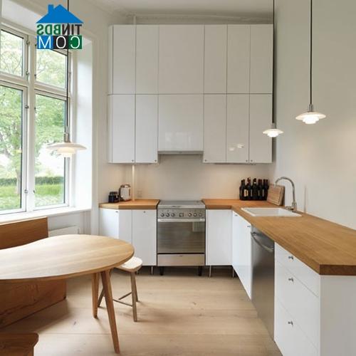 Ảnh Nhà bếp hình chữ L với 10 ý tưởng độc đáo