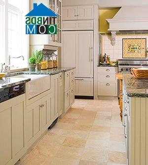 Ảnh Chọn vật liệu lát sàn bếp