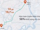 Tuyến metro số 1 Tp.HCM mới hoàn thành 56% sau 11 năm xây dựng