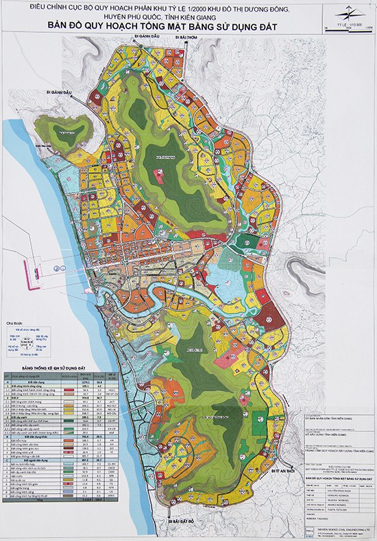 Phú Quốc: Công bố điều chỉnh quy hoạch thị trấn Dương Đông